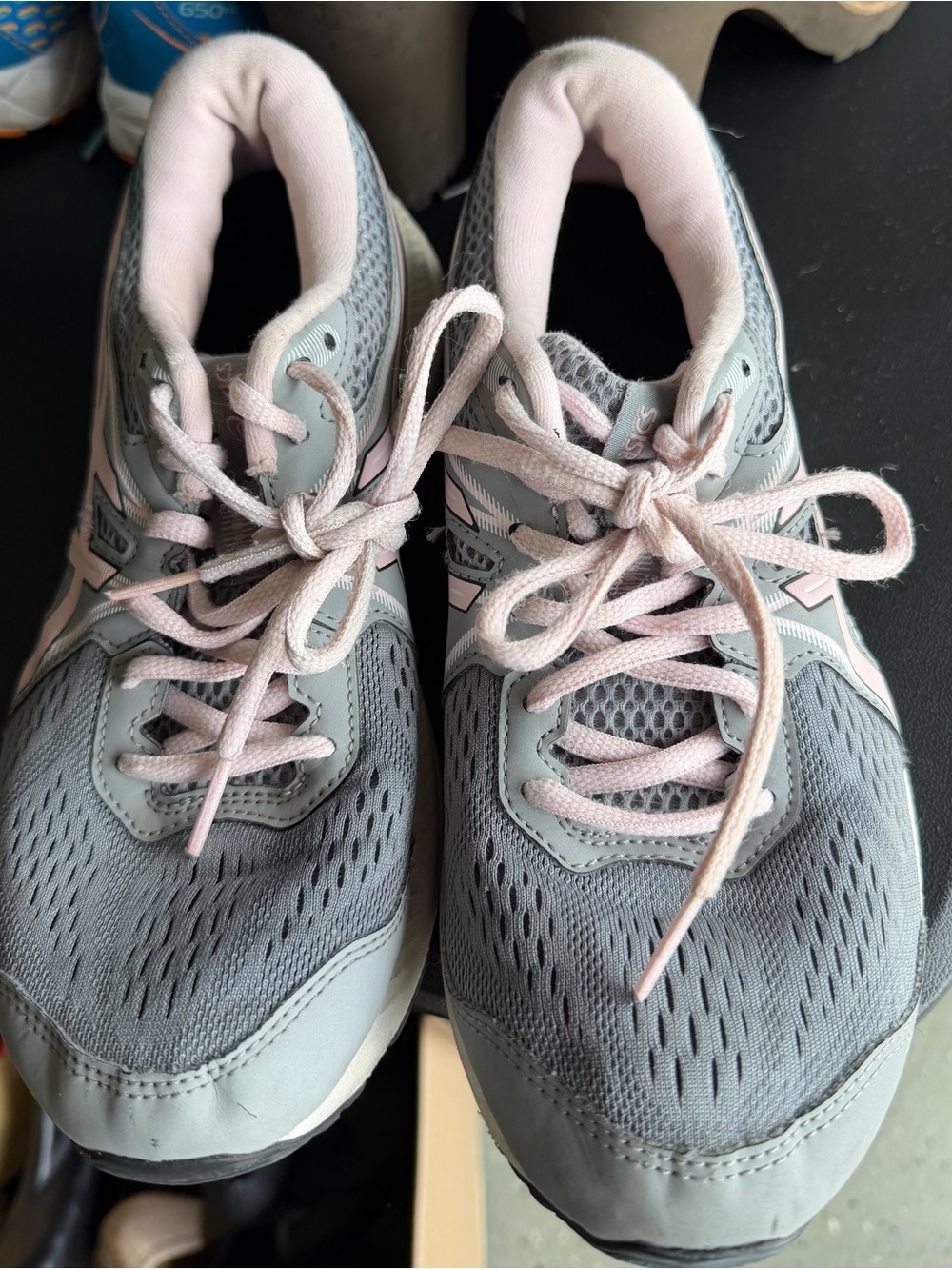 ASICS Gel-Contend 7 Gray & Pink Women’s Running Sneakers